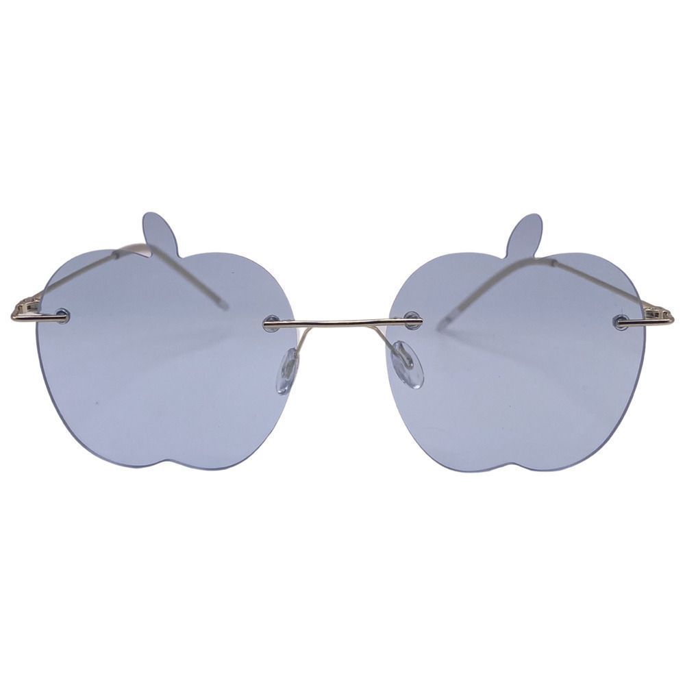 6169: BLUE Apple Novelty Sunglasses - Picture 1 of 3